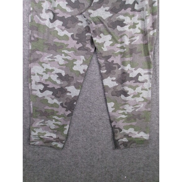 Time Tru Pants Women Large Camo Jogger Lounge Elastic Waist Drawstring Army Cozy - Picture 12 of 13